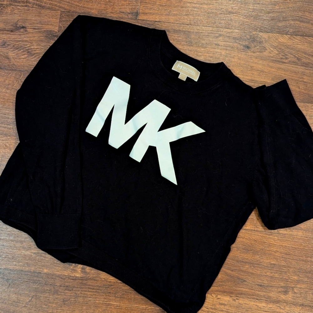 Michael Kors Black Logo Sweater - Women’s Size XL